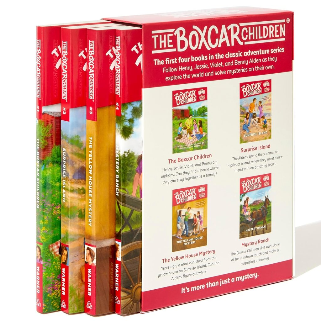 ALBERT WHITMAN BOXCAR CHILDREN 1-4 BOX SET PB WARNER