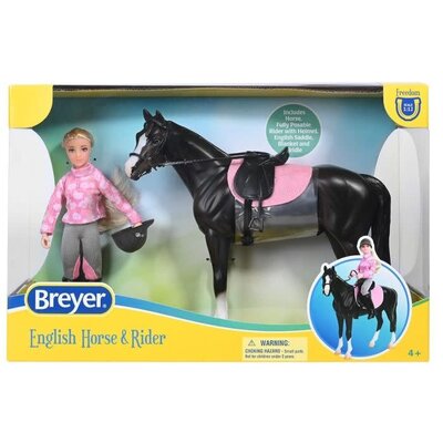 BREYER HORSE & RIDER SET