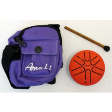 AMAHI UKULELES STEEL TONGUE DRUM RED