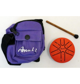 AMAHI UKULELES STEEL TONGUE DRUM RED