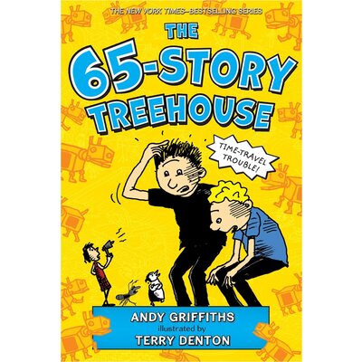 SQUARE FISH TREEHOUSE BOOKS 5: 65-STORY TREEHOUSE TIME TRAVEL TROUBLE PB GRIFFITHS