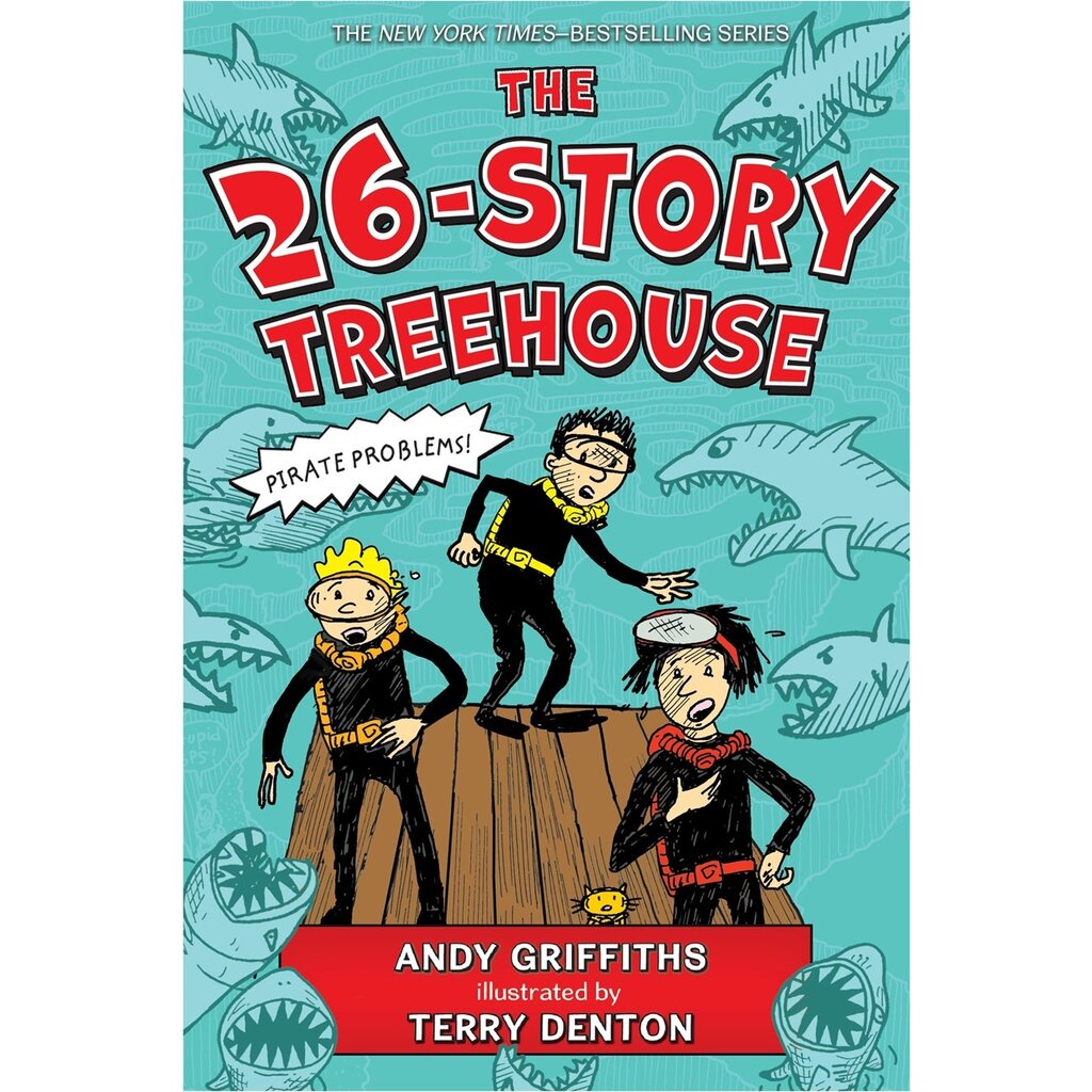 SQUARE FISH TREEHOUSE BOOKS 2: 26-STORY TREEHOUSE PIRATE PROBLEMS PB GRIFFITHS*