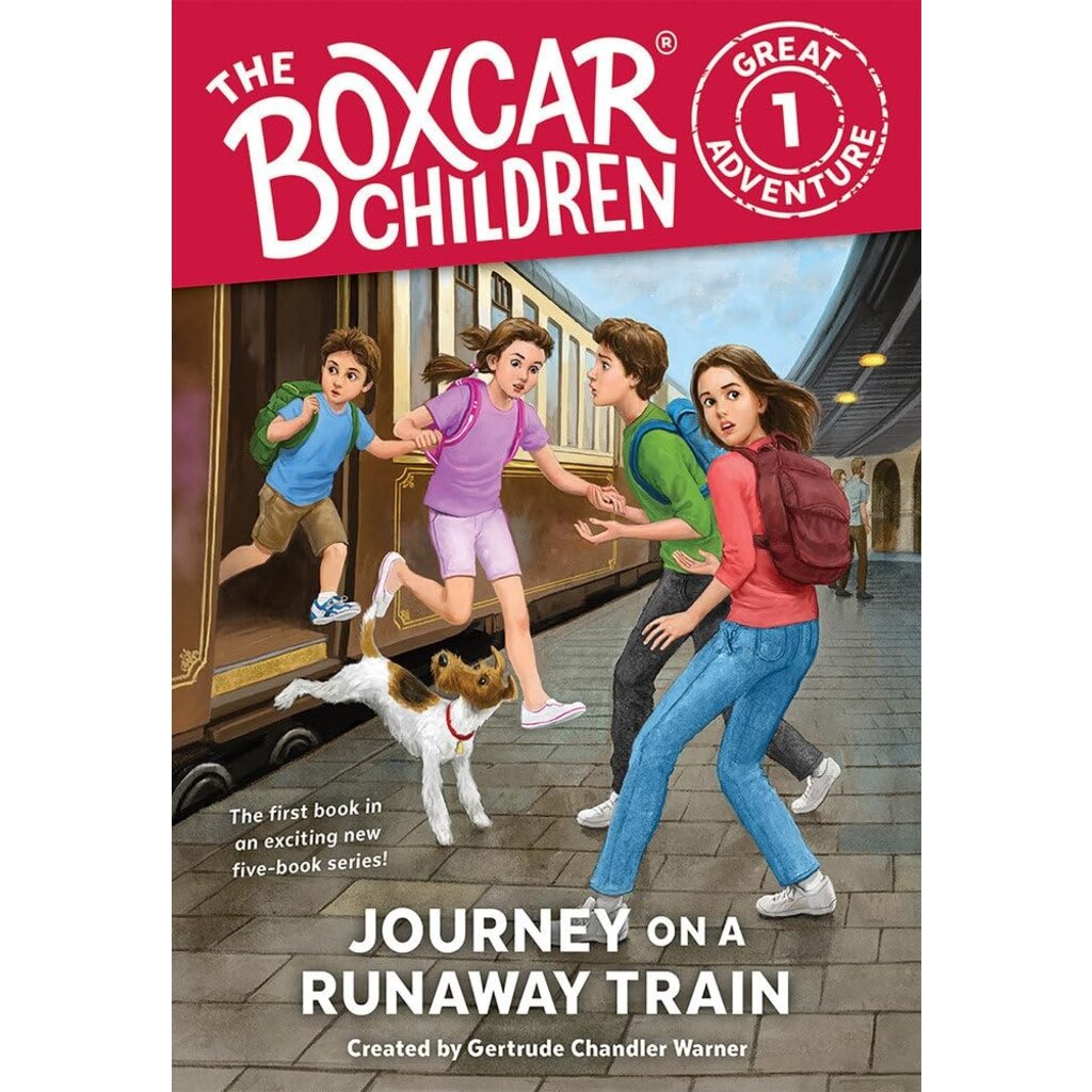 ALBERT WHITMAN BOXCAR CHILDREN GREAT ADV 1 RUNAWAY TRAIN PB WARNER