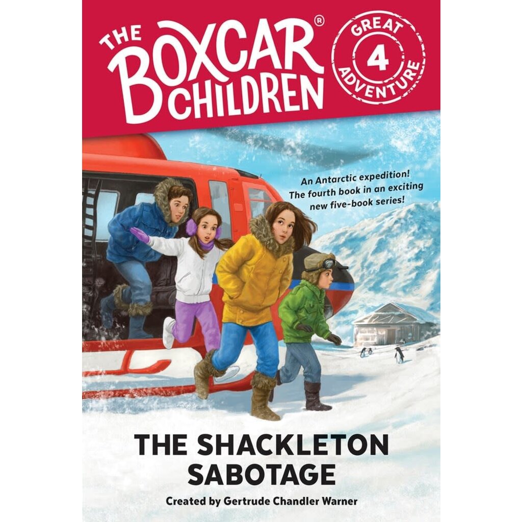 ALBERT WHITMAN BOXCAR CHILDREN GREAT ADV 4 SHACKLETON SABOTAGE PB WARNER