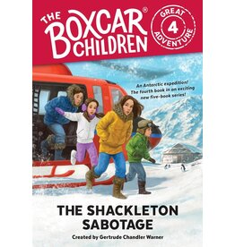 ALBERT WHITMAN BOXCAR CHILDREN GREAT ADV 4 SHACKLETON SABOTAGE PB WARNER