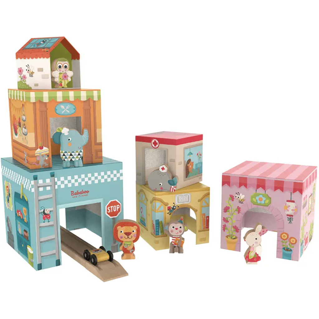 BABABOO AND FRIENDS TOWER HOUSE STACKING**