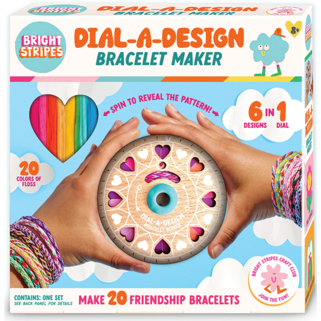 BRIGHT STRIPES DIAL A DESIGN BRACELET WHEEL