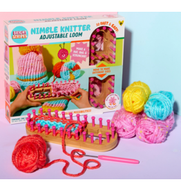 BRIGHT STRIPES NIMBLE KNITTER ADJUSTABLE LOOM