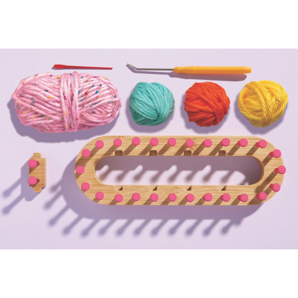 BRIGHT STRIPES NIMBLE KNITTER ADJUSTABLE LOOM