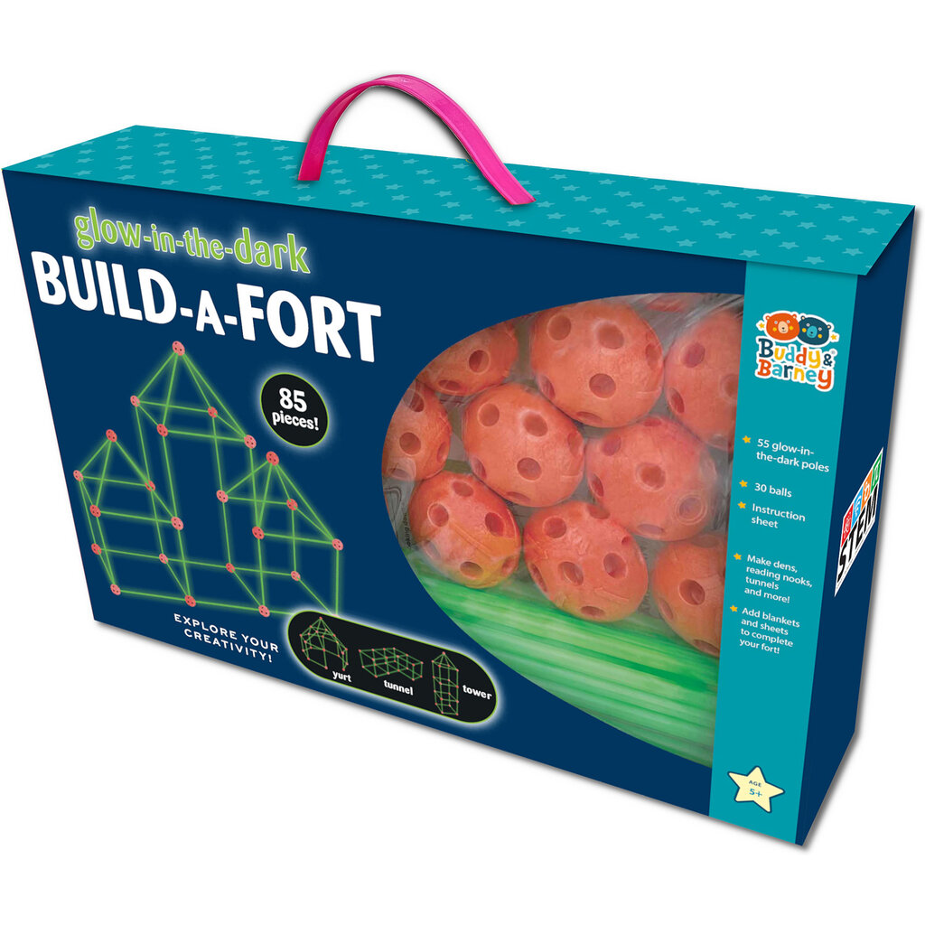 BUDDY & BARNEY GLOW IN THE DARK BUILD A FORT