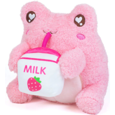 CUDDLE BARN STRAWBERRY MILK SIPPIN WAWA LIL SERIES