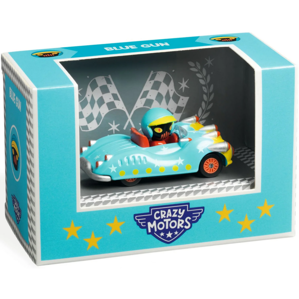 CRAZY MOTORS CRAZY MOTORS CARS BLUE GUN