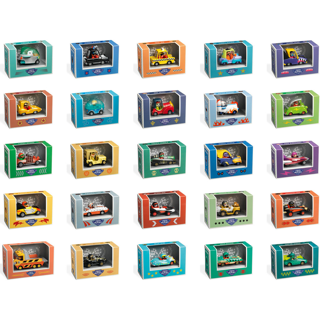 CRAZY MOTORS CRAZY MOTORS CARS BLUE GUN