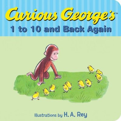 HOUGHTON MIFFLIN CURIOUS GEORGE 1 TO 10 AND BACK AGAIN BB REY