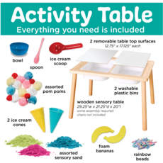 FABER CASTELL DELUXE SENSORY TABLE ICE CREAM SHOP