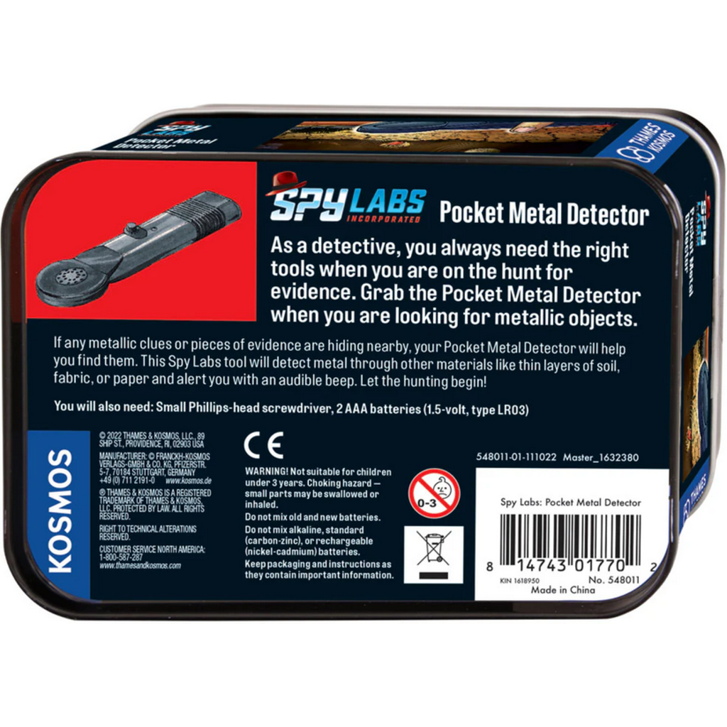 SPY LABS SPY LABS: POCKET METAL DETECTOR
