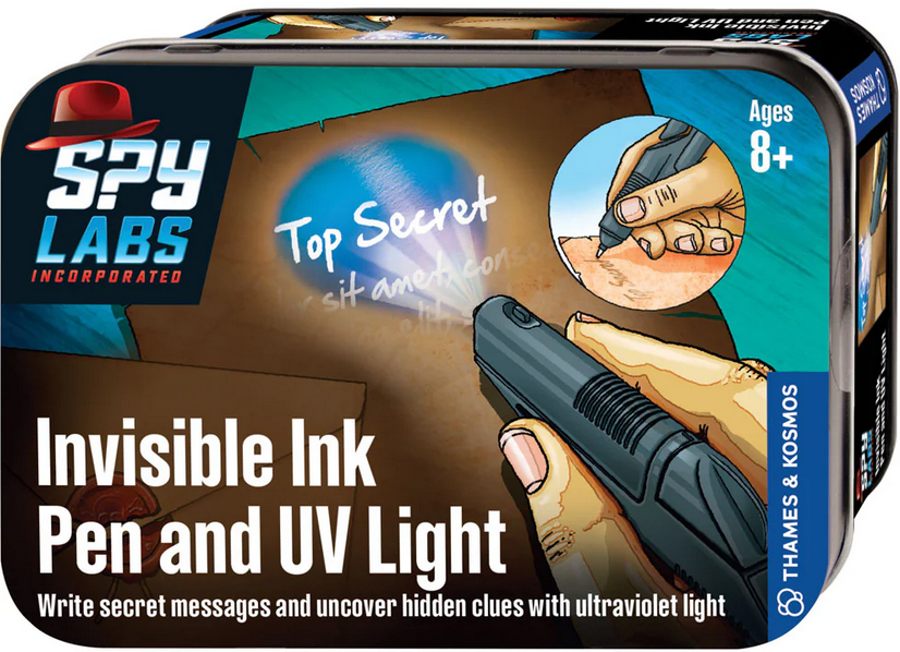 SPY LABS: INVISIBLE INK PEN AND UV LIGHT - THE TOY STORE