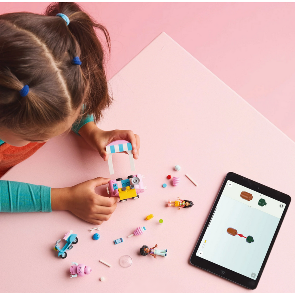 LEGO COTTON CANDY STAND AND SCOOTER