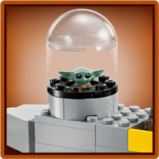 LEGO MANDO AND GROGU'S N-1 STARFIGHTER