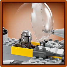 LEGO MANDO AND GROGU'S N-1 STARFIGHTER
