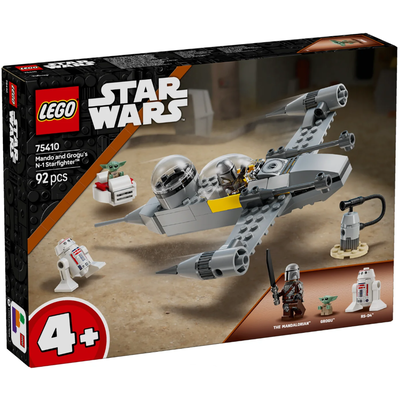 LEGO MANDO AND GROGU'S N-1 STARFIGHTER