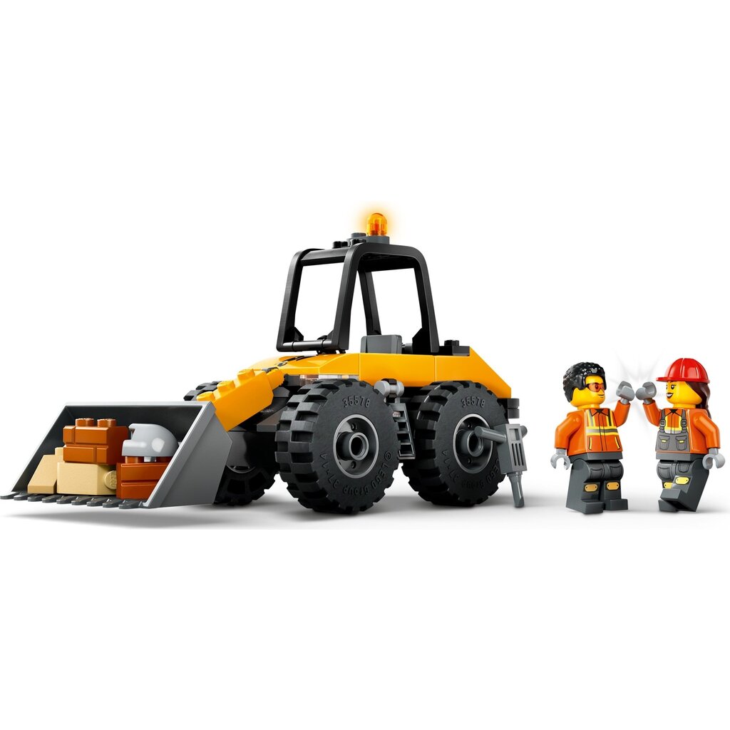 LEGO YELLOW CONSTRUCTION WHEEL LOADER