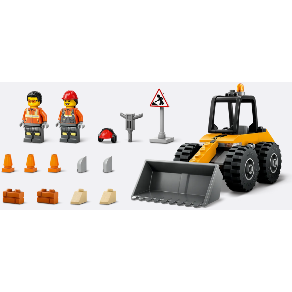 LEGO YELLOW CONSTRUCTION WHEEL LOADER