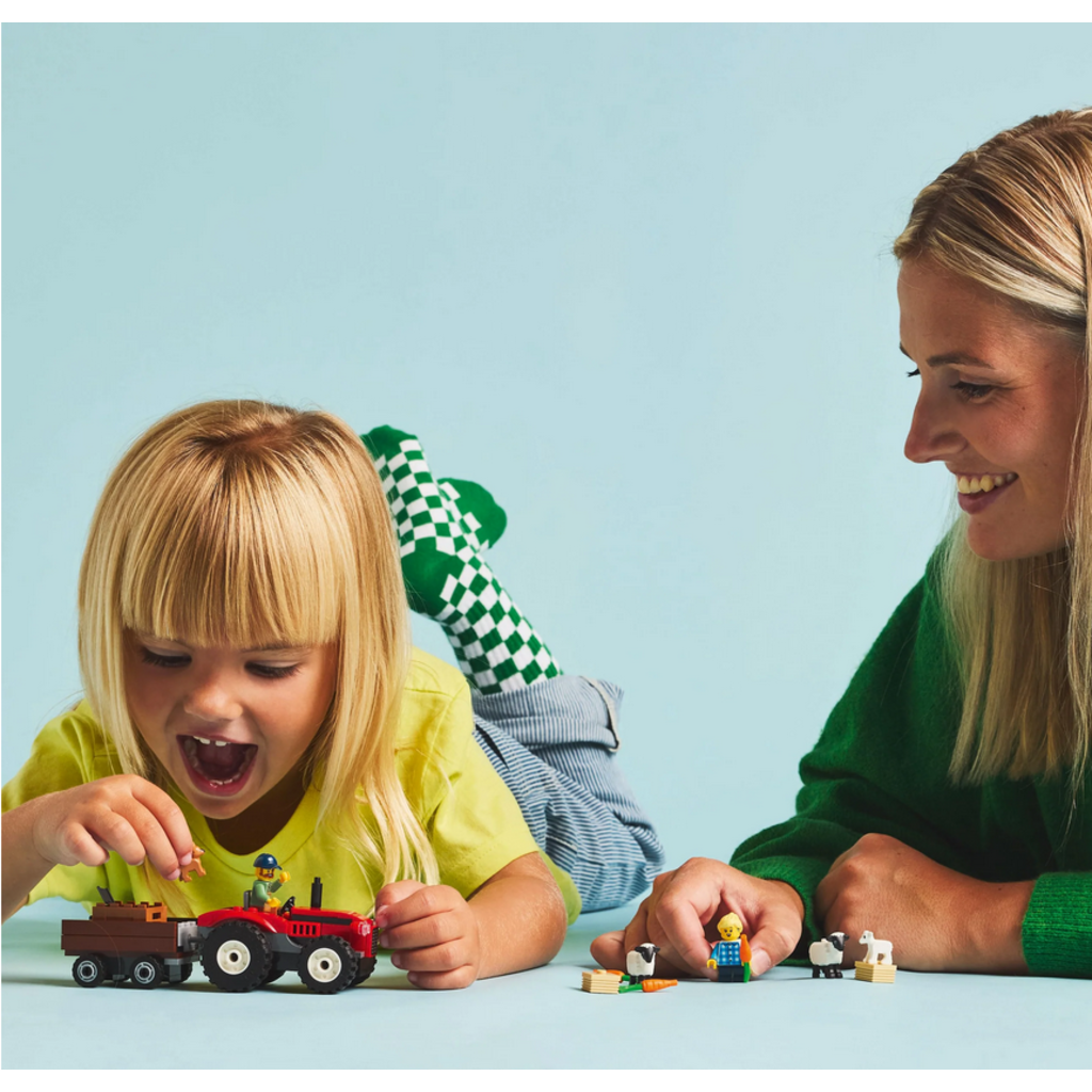 LEGO TRACTOR WITH TRAILER