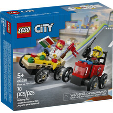 LEGO PIZZA VS. FIRE TRUCK RACE CAR PACK