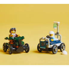 LEGO AIRPLANE VS. HOSPITAL BED RACE CAR PACK
