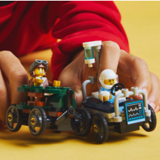 LEGO AIRPLANE VS. HOSPITAL BED RACE CAR PACK