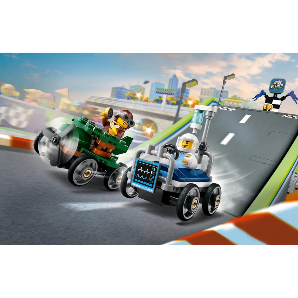 LEGO AIRPLANE VS. HOSPITAL BED RACE CAR PACK