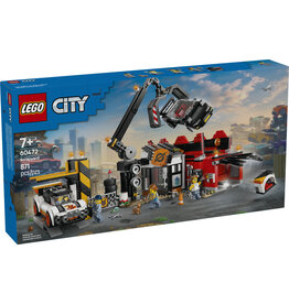 LEGO SCRAPYARD WITH CARS