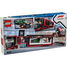 LEGO F1 TRUCK WITH RB20 & AMR24 F1 CARS
