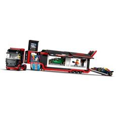 LEGO F1 TRUCK WITH RB20 & AMR24 F1 CARS