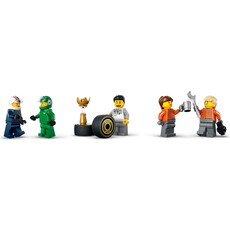 LEGO F1 TRUCK WITH RB20 & AMR24 F1 CARS