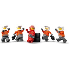 LEGO F1 PIT STOP & PIT CREW WITH FERRARI CAR