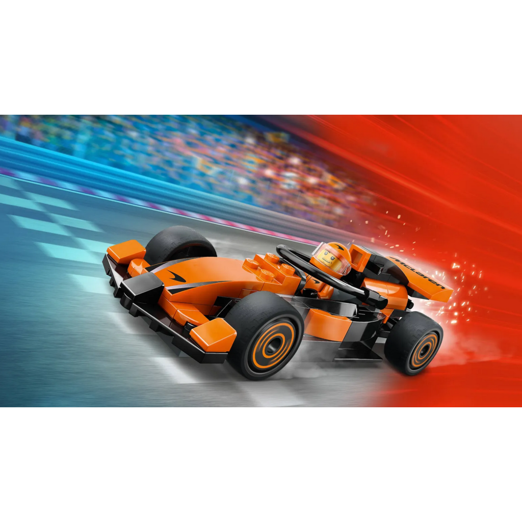 LEGO F1 DRIVER WITH MCLAREN RACE CAR