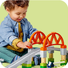 LEGO TRAIN BRIDGE AND TRACKS EXPANSION SET