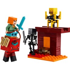 LEGO THE NETHER LAVA BATTLE