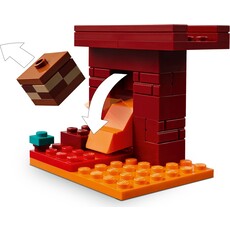 LEGO THE NETHER LAVA BATTLE