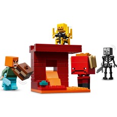 LEGO THE NETHER LAVA BATTLE