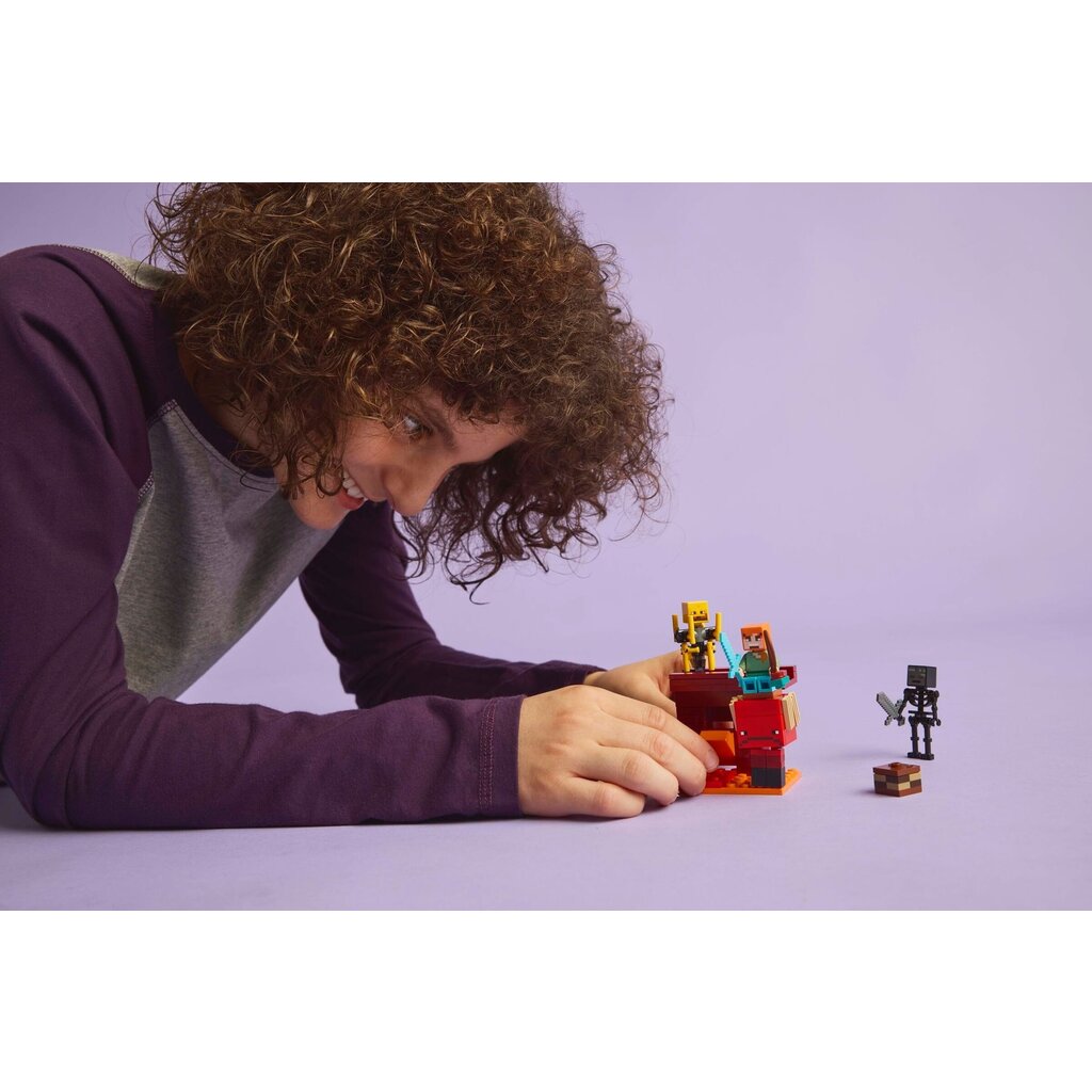 LEGO THE NETHER LAVA BATTLE