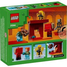 LEGO THE NETHER LAVA BATTLE