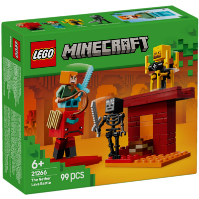 LEGO THE NETHER LAVA BATTLE