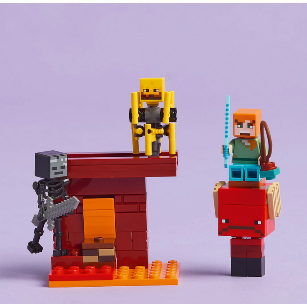 LEGO THE NETHER LAVA BATTLE