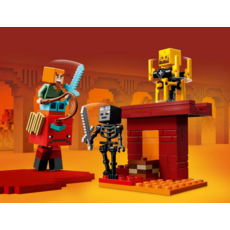LEGO THE NETHER LAVA BATTLE