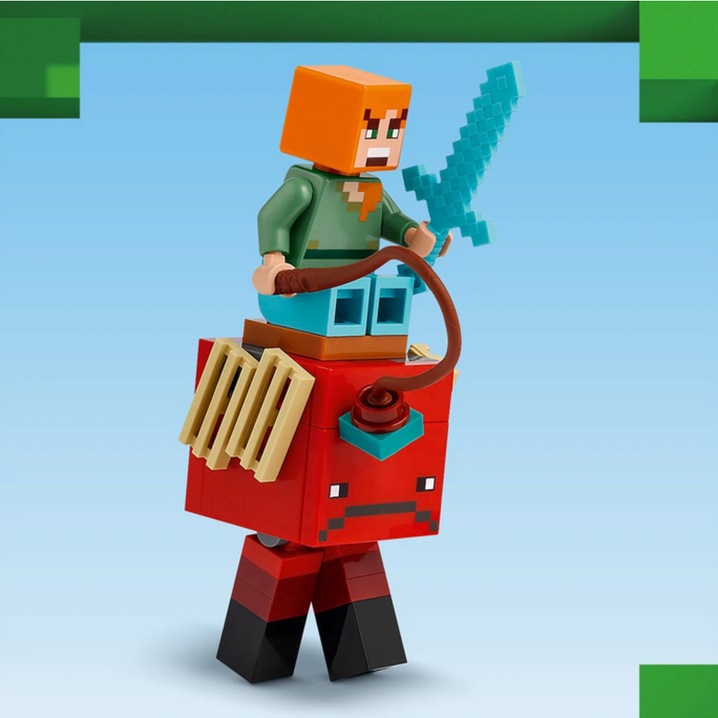 LEGO THE NETHER LAVA BATTLE