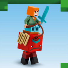 LEGO THE NETHER LAVA BATTLE