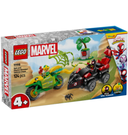 LEGO SPIN AND ELECTRO DINOSAUR VEHICLE CHASE